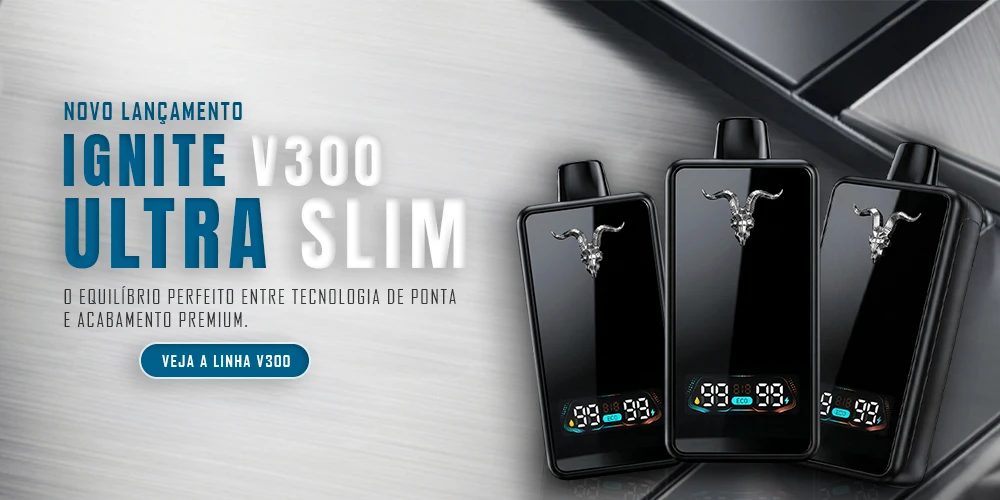 Ignite V300 Ultra Slim – 30.000 Puffs – Pod Descartável - pineapple vape shop